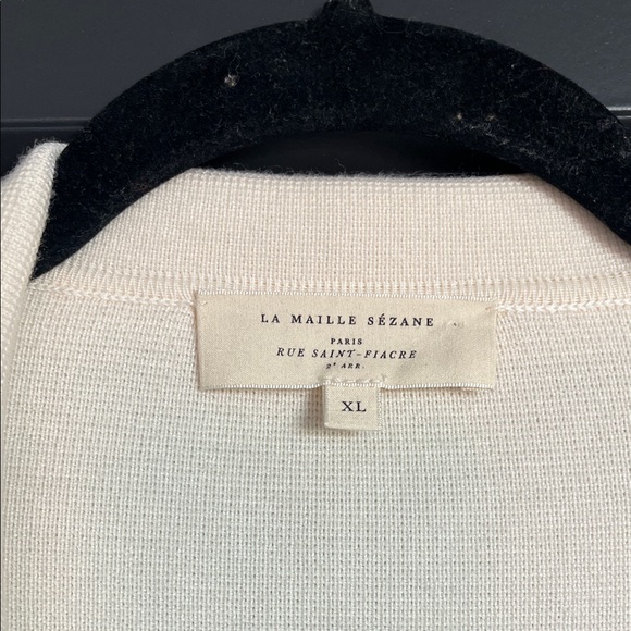 Sezane Betty Cardigan - Ecru - Picture 5 of 6